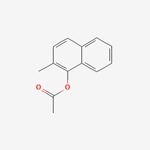 Strukturní vzorec 2D pro 1-Acetoxy-2-Methylnaphthalene